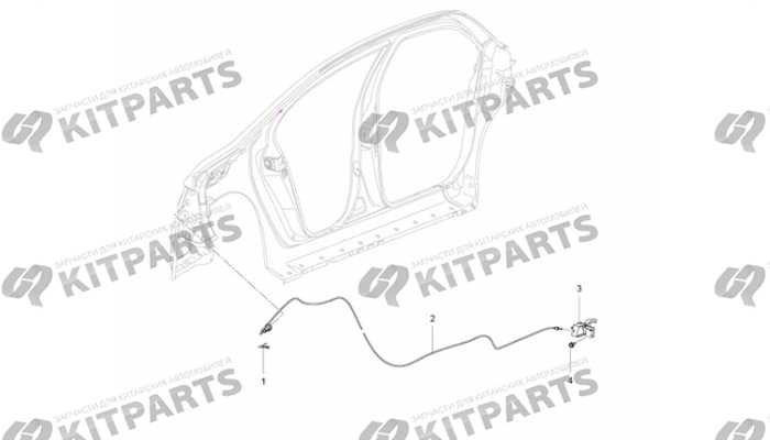 Тросик лючка бензобака Lifan Cebrium