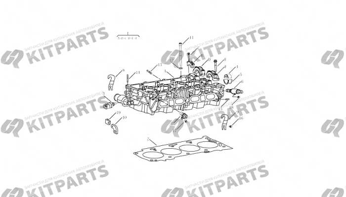 CYLINDER HEAD Geely Emgrand X7