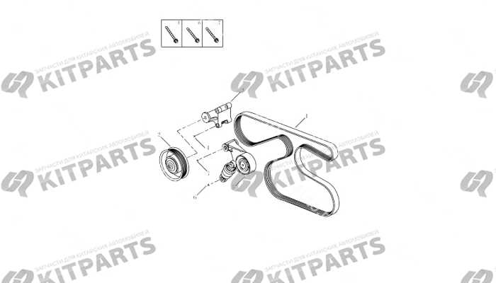 Приводной ремень, ролики [JLD-4G20-A45\A017,JL] Geely Atlas