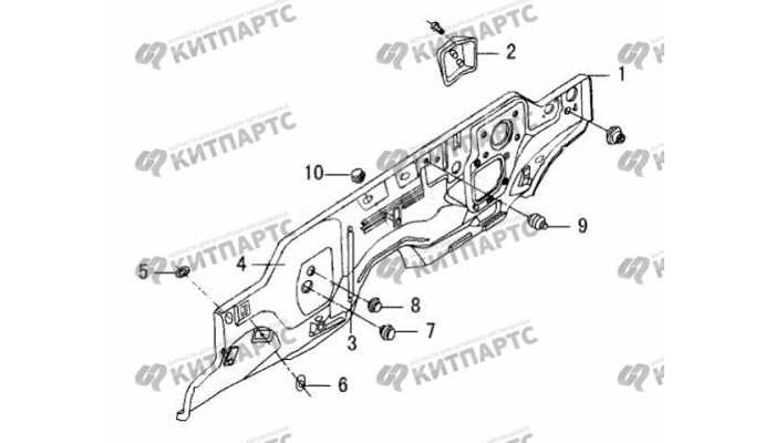 Панель моторного отсека Great Wall Deer